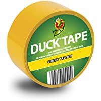 Ducktape 152592 Sunny Yellow Cinta Adhesiva de Tela- 48 mm x 9.1 m- Amarillo